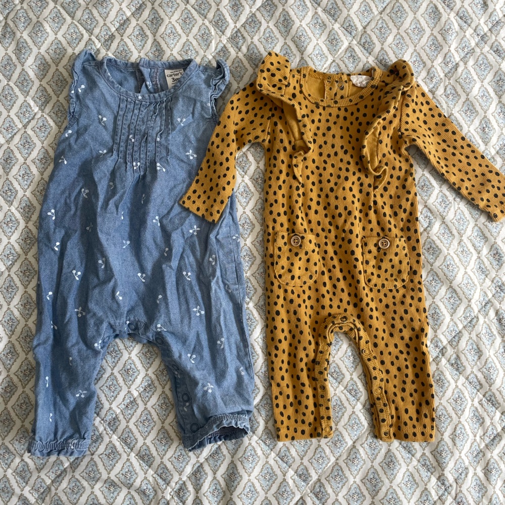 Carter's Blue Baby Overalls